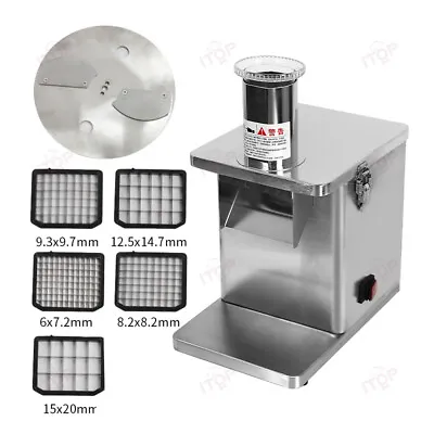 Potato Dicing Machine Cutter Food Chopper Vegetable Cube Cutting Machine Slicer • $360.27