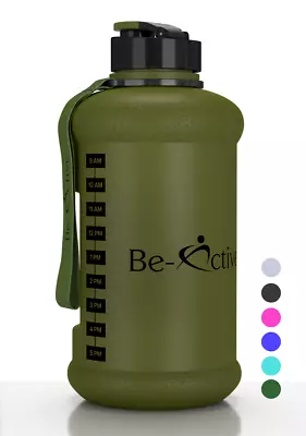 New 1.3L Gym Water Bottle BPA Free Big Large Sport Training Camping Drink Kettle • £11.95