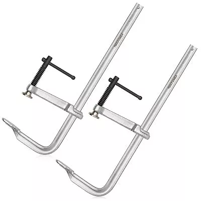 F Clamp 16 Inch Heavy Duty Welding Clamps Set Max Open 16-inch Throat Dept... • $99.86