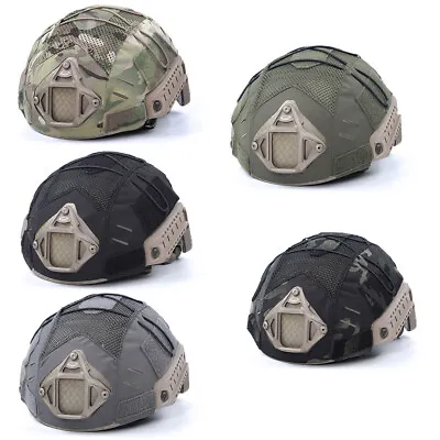 Tactical Hunting High Cut Helmet Cover Skin Ballistic FAST Helmet Cloth • $27.07