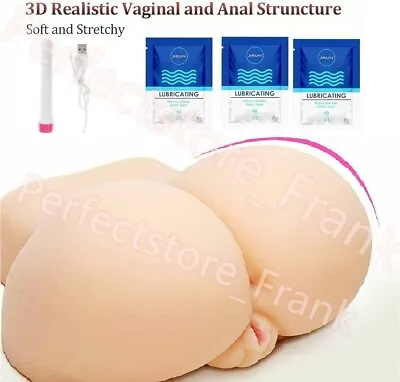 Sex Toys For Men Love Toy Male Masturbaters Realistic Vagina Anal Pocket Pussy • $14.99