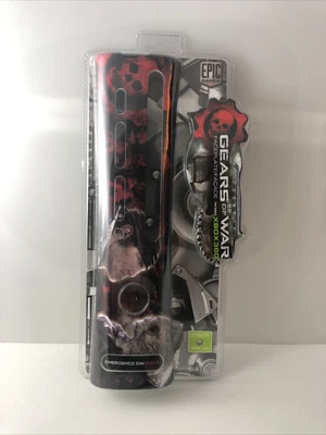 $45 • Buy Rare Gears Of War Xbox 360 Faceplate By Madcatz Console Skinz - Emergence Day 