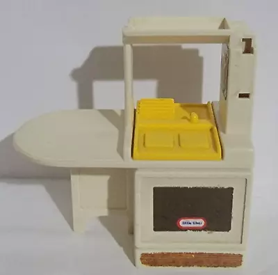 Vintage Little Tikes Dollhouse Party Kitchen Counter Oven For Parts Only • $6.99