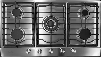 Big Sell! 36    5 Burners Built-In Stainless Steel CookTop Gas Stove NG/LPG • $389