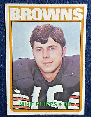 1972 Topps #96 Mike Phipps (cleveland Browns) Football Card Vg • $1.40