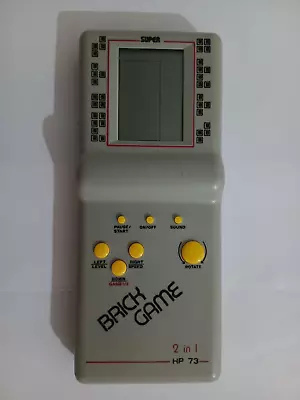 Vintage Tetris Brick Game 2 In 1 Handheld Console Fully Working Slightly Used • £29.99