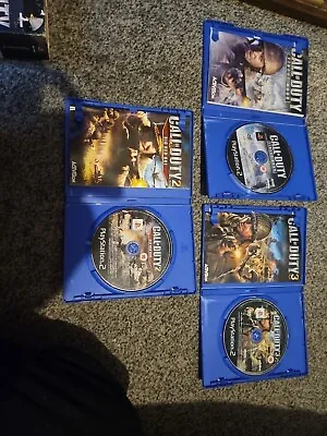 Call Of Duty Trilogy Playstation 2 (Ps2) | COD 2 | Finest Hour & COD 3 • £7