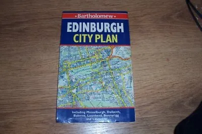 Edinburgh City Plan Colour Street Map  Used; Good Book • £3.74