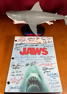 Jaws Script Signed- Autograph Reprints- Full Script- 126 Pages Long • $24.99