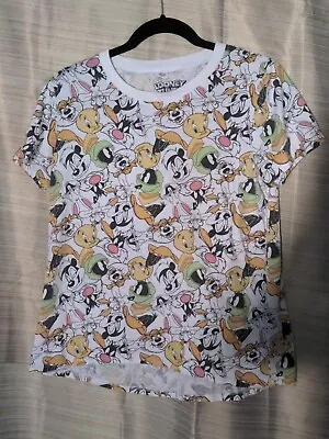 £5.94 • Buy Childs Size Large Looney Tunes T Shirt Tweety,Marvin Martian, Pepe LePeux, Etc