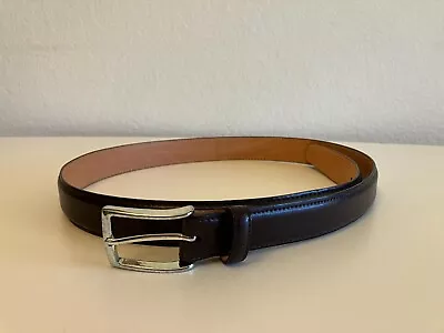 Martin Dingman Brown Leather Belt 10052 Size 36 • $28