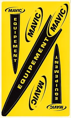 MAVIC Decals Stickers Kit 5 Pcs Logo | Wheel Wheelset Cosmic Ksyrium Crossmax • $9.95