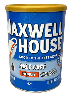 Maxwell House Half Caff Medium Roast Ground Coffee 11 Oz • $8.08