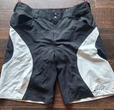 Oakley Mountain Bike Shorts Cycling Padded Black Men’s Size XL • $45