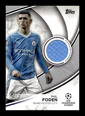 Topps Phil Foden Superstar Relic Card UCC Flagship UEFA Champions League 2024 • £2.99