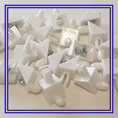 101558 X 18 IKEA KOMPLEMENT PAX Wardrobe Shelf Support/Plug/Pins/Brackets -WHITE • £7