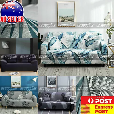 Sofa Covers Stretch Lounge Slipcover Protector Couch Cover 1/ 2/ 3/ 4 Seater HOT • $20.55