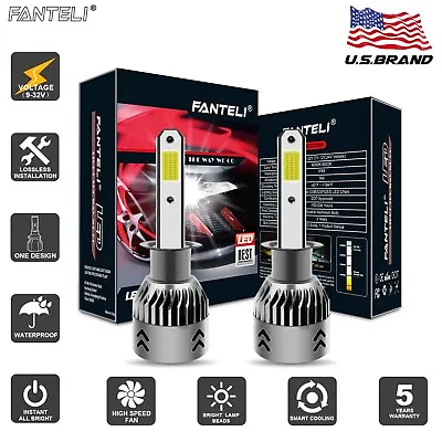 FANTELI H1 315000LM LED Headlight Kit High Or Low Beam Bulbs 4300K Power • $19.98
