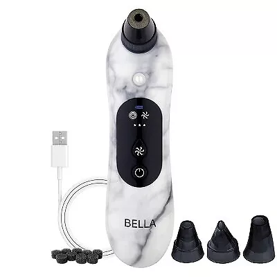 Spa Sciences BELLA 3-in-1 Microderm Pore Extractor & Micro Mister – White Marble • $23.99