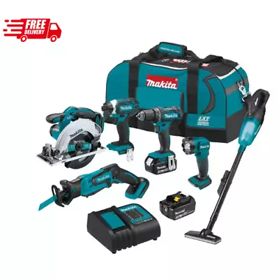 18V LXT Lithium‑Ion 3Ah Cordless 6-Piece Combo Kit (XT614SX1) • $460