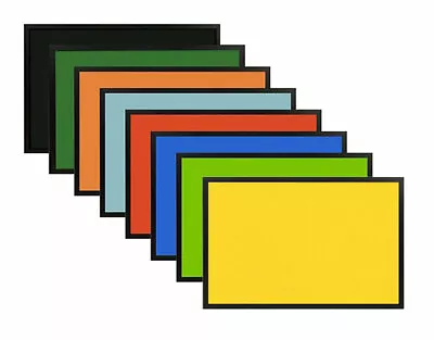 £31.99 • Buy Coloured Cork Board With Black Frame In 3 Sizes And 8 Colours - Home Office