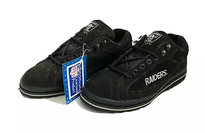 Vintage LA Raiders Eastport Sneakers Shoes Mens Size 7.5 Deadstock NIB 90s NOS • $49