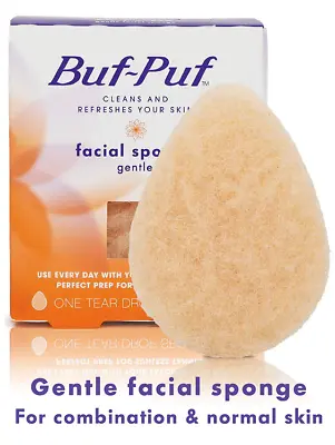 Pad Buff Puff Gentle Facial Sponge Deep Cleansing Exfoliating Remove Makeup 1 Ct • $18.99