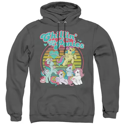 MY LITTLE PONY CHILLIN WITH Licensed Adult Hooded Sweatshirt Hoodie SM-3XL • $49.95