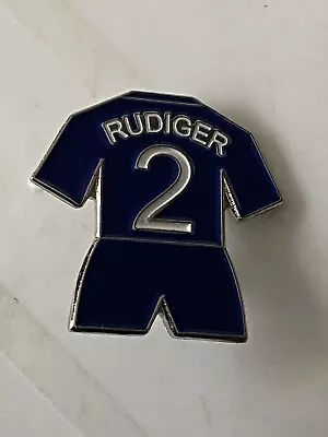 Chelsea Football Pin Badge Rudiger • £2