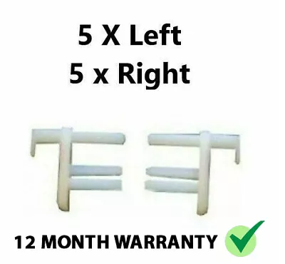 5 X Pairs Flyscreen Caravan Window Blind End Clips 5 L/H 5 R/H • £4.70