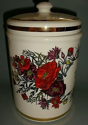 Piero Fornasetti Milano Signed Mid-century Porcelain Jar Large Canister Vase • $388.23