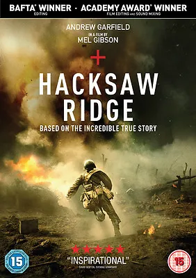 Hacksaw Ridge DVD (2017) Andrew Garfield Gibson (DIR) Cert 15 Amazing Value • £2.12