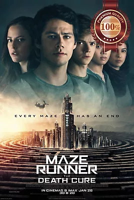 The Maze Runner The Death Cure 2018 Original Cinema Movie Print Premium Poster • $119.95