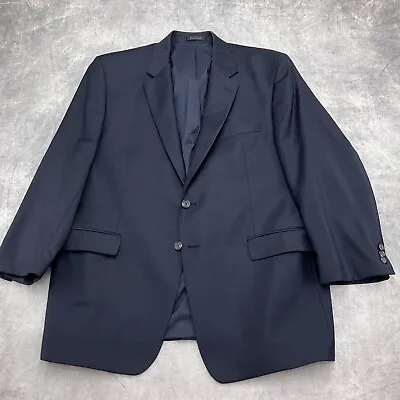 Lauren Ralph Lauren Blazer Men 46 Navy Blue Classic Canada Union Made Sport Coat • $26.97