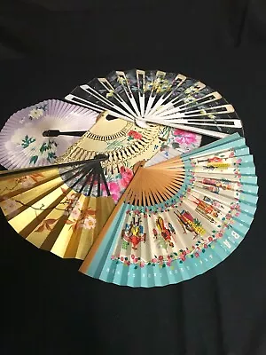 Vintage Paper Fans • $38