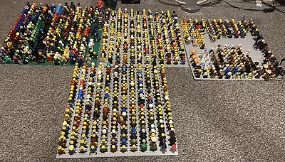 Lego Minifigures X 1032 Figures Star Wars Pirates Castle Ninjago Marvel DC Sets • £1350