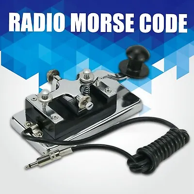 2022 K4 Manual Telegraph Key Morse Key CW Key For Shortwave Radio Morse Code CPk • $41.79