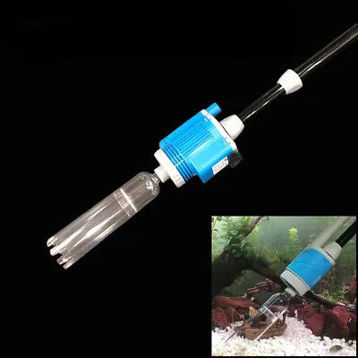 $4.53 • Buy Aquarium Electric Water Changer Pump Head Fish Tank Gravel Vacuum Cleaner Tools 
