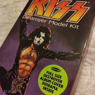 £6.50 • Buy Polar Lights Kiss Destroyer Paul Stanley Model Kit Brand New Opened.