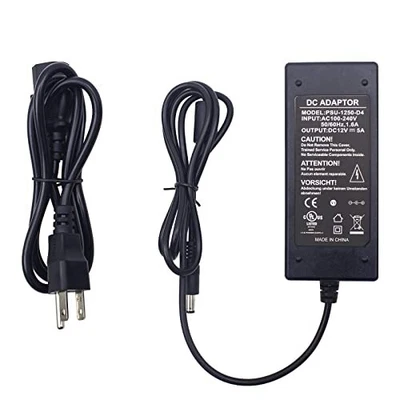 $22.09 • Buy UL Listed DC 12V 5A Power Adapter AC100~240V 50/60Hz To DC Output 12V 5A DC Pow