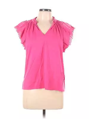 J.Crew Factory Store Women Pink Short Sleeve Top L • $19.74