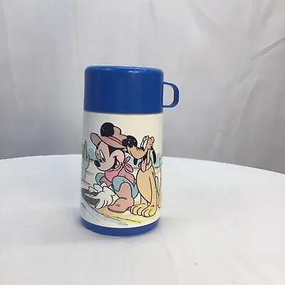 Vintage Disney Mickey Mouse Western Themed Aladdin Thermos • $7.49