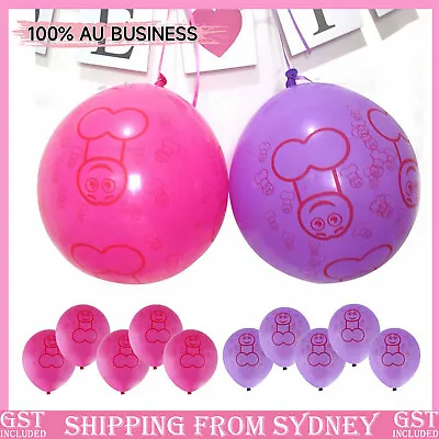 25cm 20pcs Penis Latex Balloons Hens Party Night Bachelorette Celebration Decor • $5.45