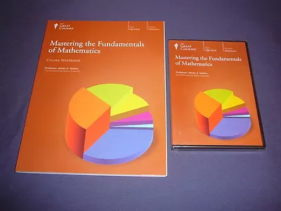 Teaching Co Great Courses DVDs  MASTERING The FUNDAMENTALS Of MATHEMATICS  New   • $49.99