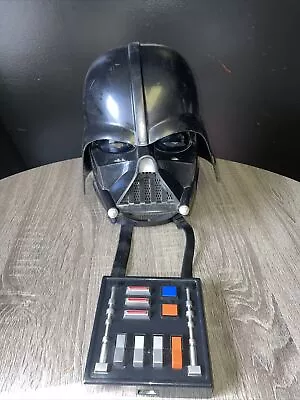Vintage Dark Vader Voice Changer Helmet Mask 2004 Hasbro Star Wars DOES NOT WORK • £19.30