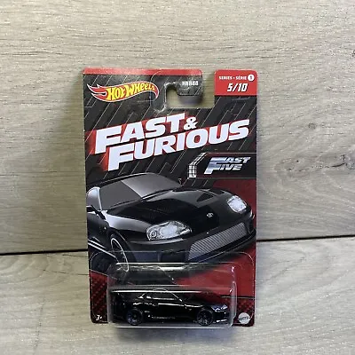 Hot Wheels Toyota Supra MK4 Black Fast & Furious 1:64 JDM Model Car Rare HNR88 • $20.52