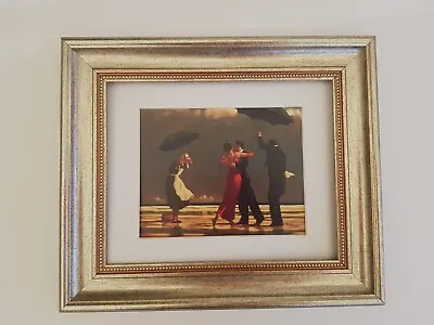 Jack Vettriano SILVER Chunky Framed Singing Butler Picture  • £17.99