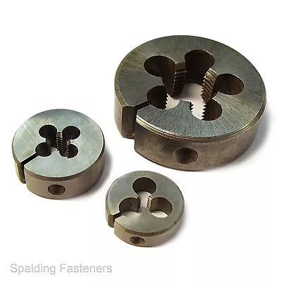 Metric Fine Pitch British Quality Circular Split Die Nuts Carbon Steel M2 To M25 • £14.80