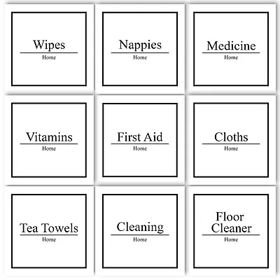 Storage Labels Kitchen Labels Jar Labels Pantry Labels Home Organisation • £1.25