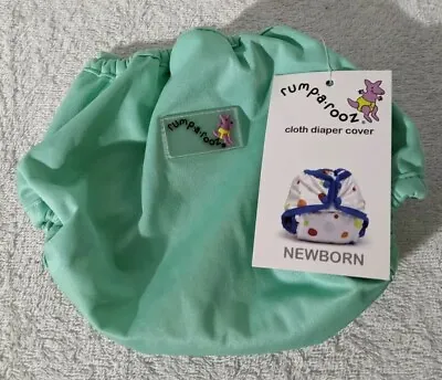 $17.99 • Buy NWT New Rumparooz Newborn Green Cloth Diaper Cover W/ Kangaroo Logo